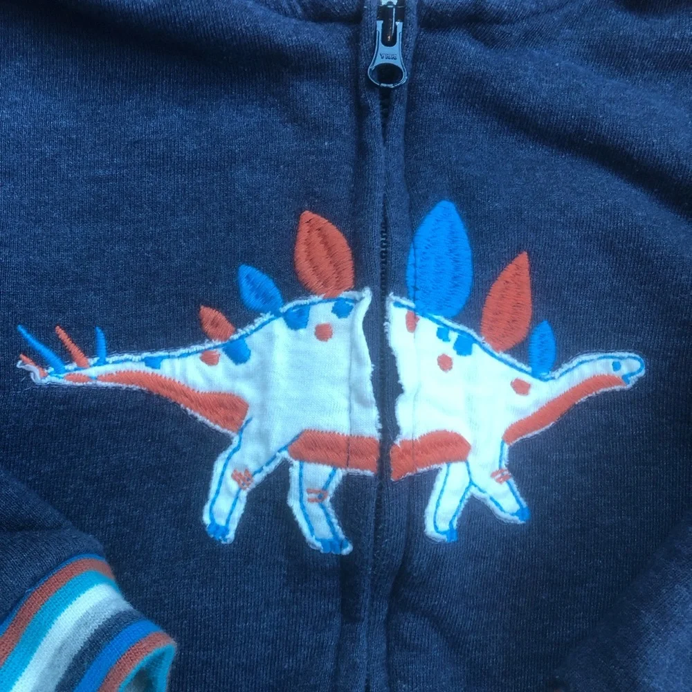 Hatley Dinosaur Hoodie Sweatshirt 4T - Picture 3 of 7